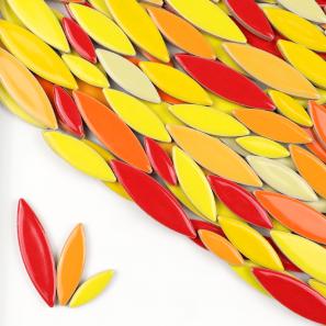 LP500   Petal Ceramic Mosaic