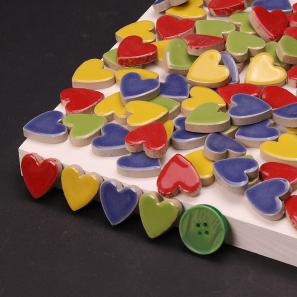 CH523  Big Heart Ceramic