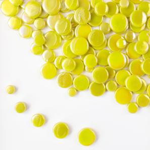 RRI50  Coin Round Recycled Mosaic Glass Tile