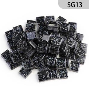 SG13  10mm Glitter Glass Mosaic