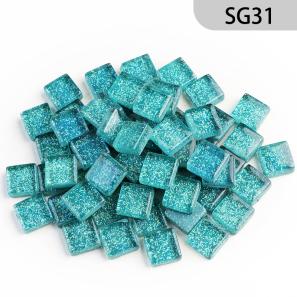 SG31  10mm Glitter Glass Mosaic