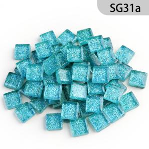 SG31a  10mm Glitter Glass Mosaic