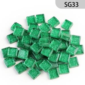 SG33  10mm Glitter Glass Mosaic
