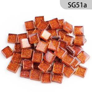 SG51a  10mm Glitter Glass Mosaic