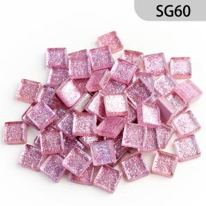 SG60  10mm Glitter Glass Mosaic