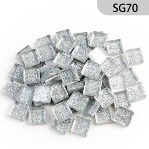 SG70  10mm Glitter Glass Mosaic