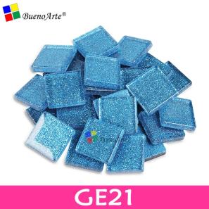 GE21   2cm Glitter Glass Mosaic