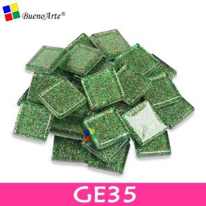 GE35   2cm Glitter Glass Mosaic