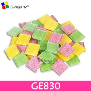 GE830   2cm Glitter Glass Mosaic