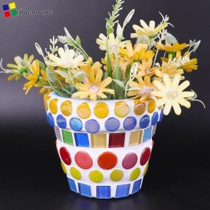 06   Mosaic Vase & Plant Pot