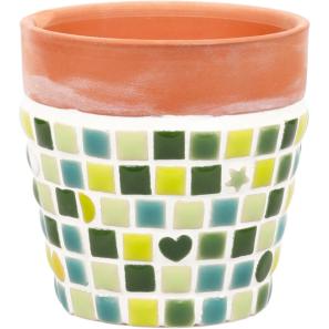 12   Mosaic Vase & Plant Pot