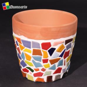 18   Mosaic Vase & Plant Pot