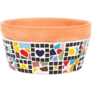 21   Mosaic Vase & Plant Pot