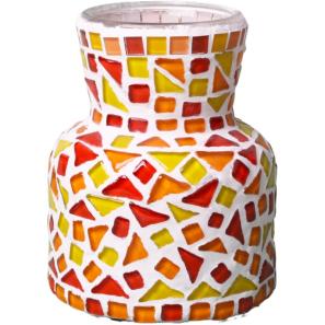26   Mosaic Vase & Plant Pot