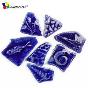 Ocean Blue  Antique Ceramic Mosaic