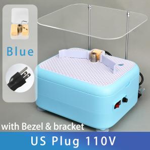 US Plug 110V-with Bezel & bracket (Blue)   Glass Grinder