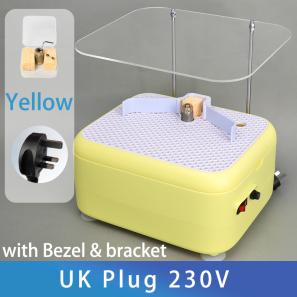 UK Plug 230V-with Bezel & bracket (Yellow)   Glass Grinder
