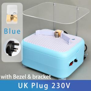 UK Plug 230V-with Bezel & bracket (Blue)   Glass Grinder