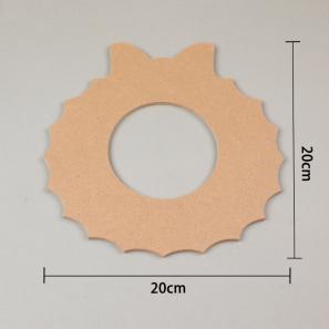 wreath  DIY MDF Board