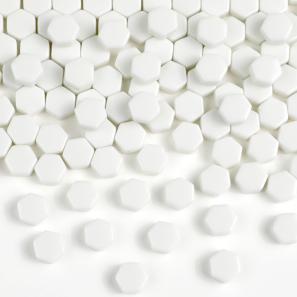 RFH10  Hexagon Recycled Glass