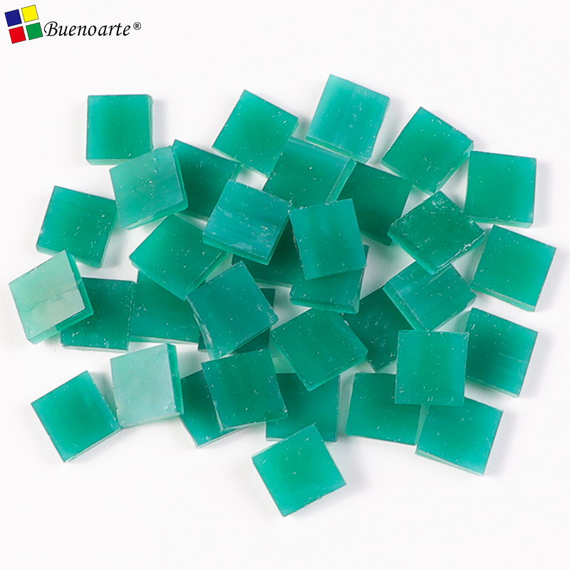ST34b  Square Stained Glass Mosaic Tile 