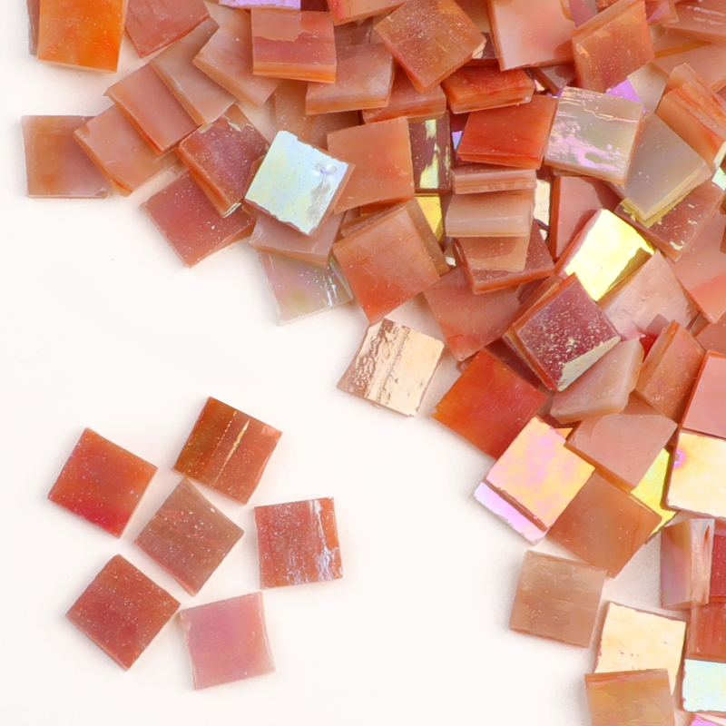 SI51b  Square Stained Glass Mosaic Tile 