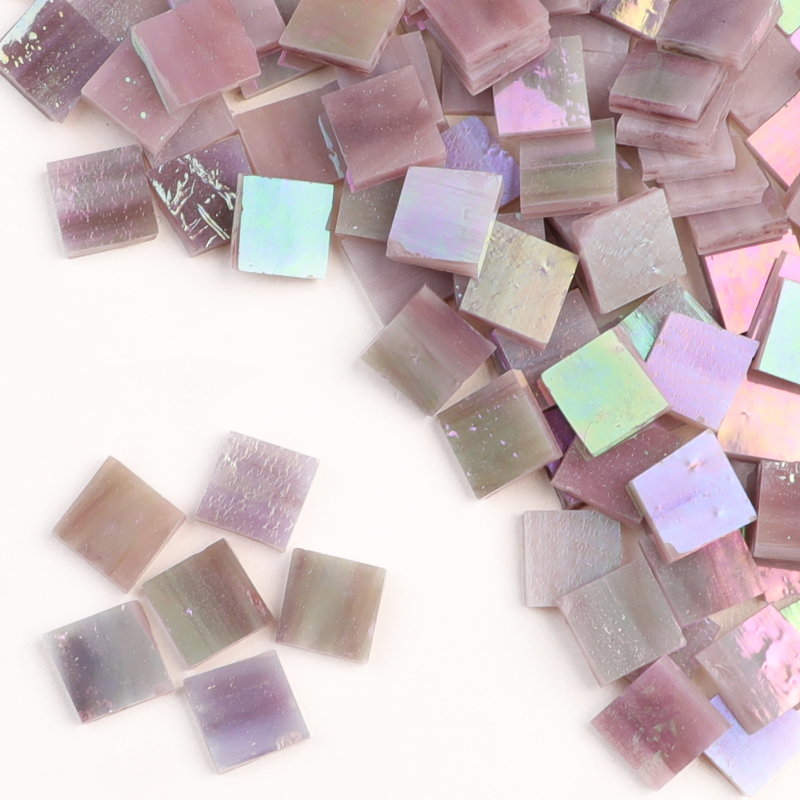 SI60  Square Stained Glass Mosaic Tile 