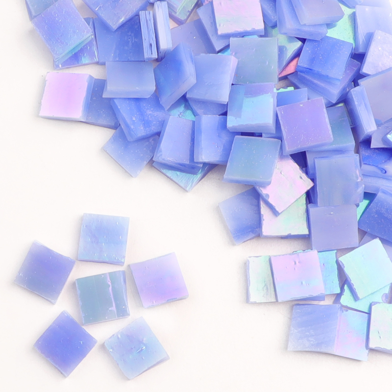 SI22  Square Stained Glass Mosaic Tile 