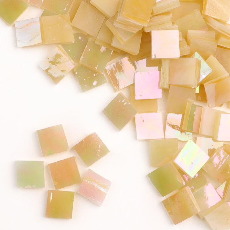 SI40  Square Stained Glass Mosaic Tile 