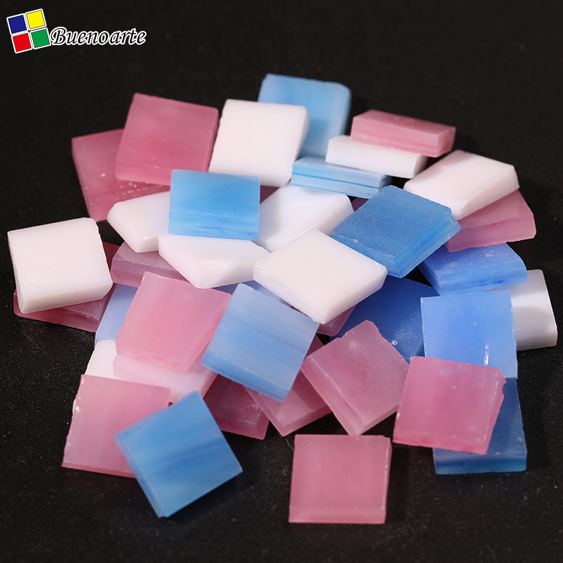 ST601  Square Stained Glass Mosaic Tile 