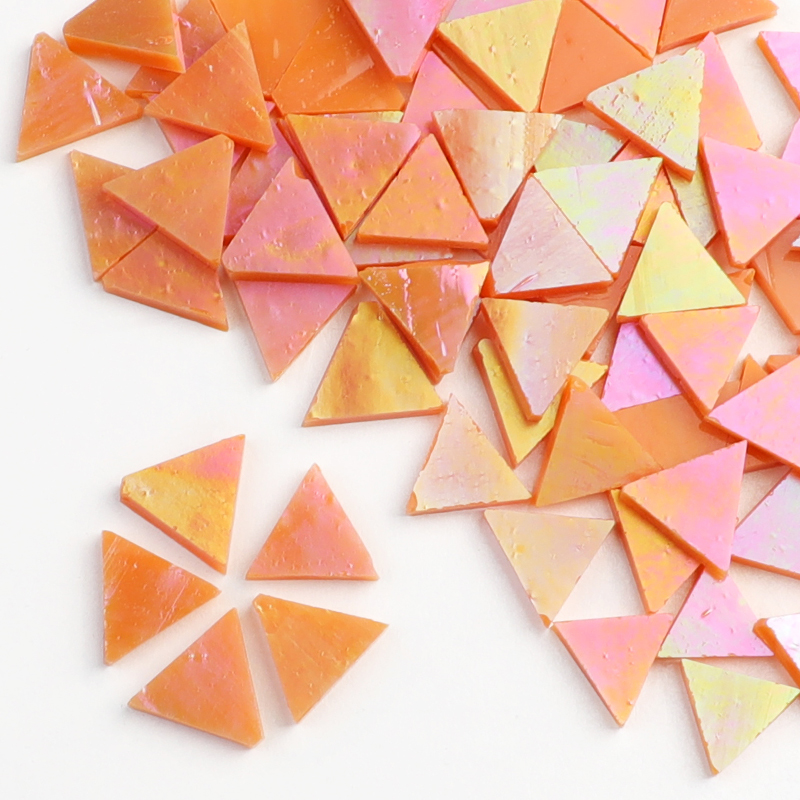 TR51ai  Triangle Stained Glass