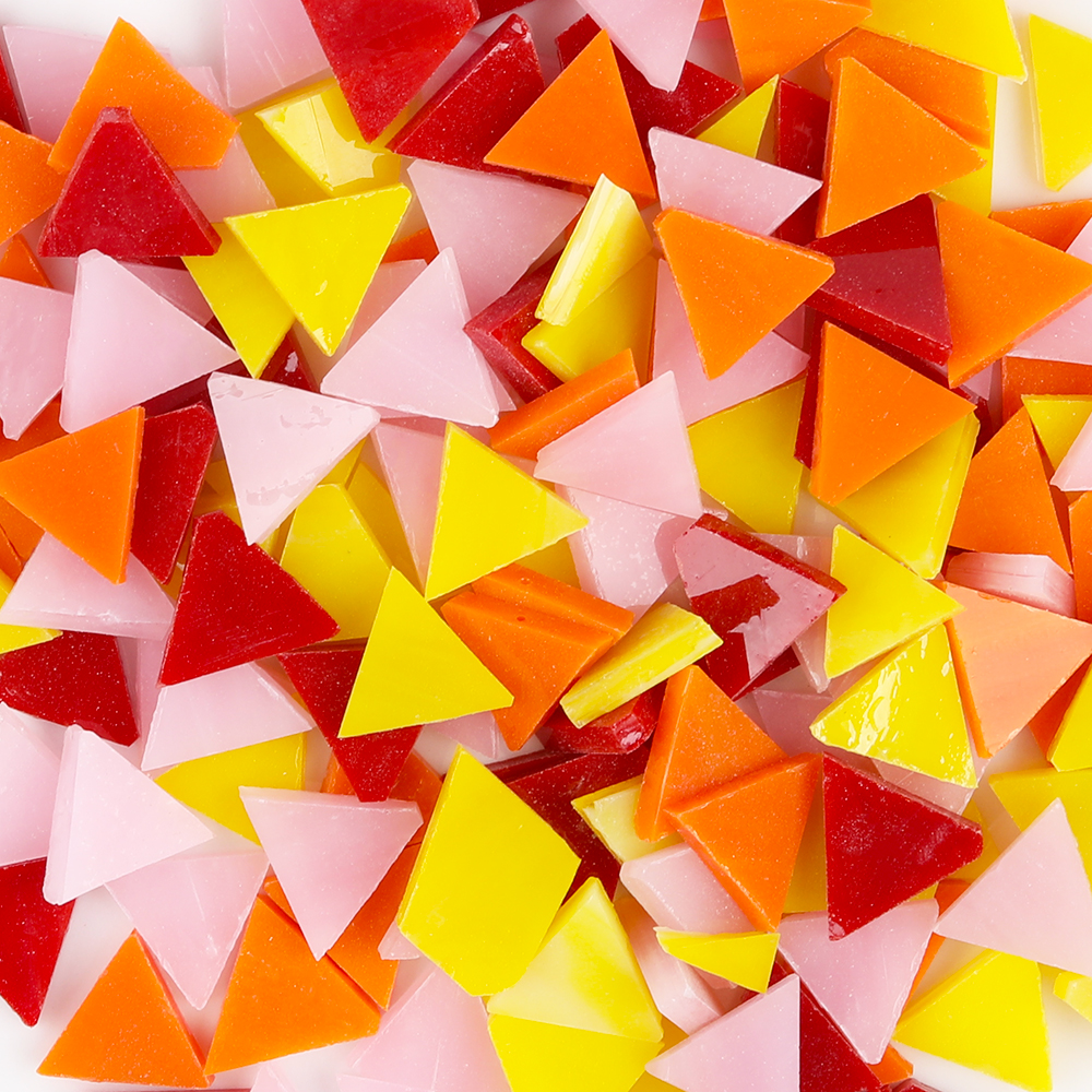 TR520  Triangle Stained Glass