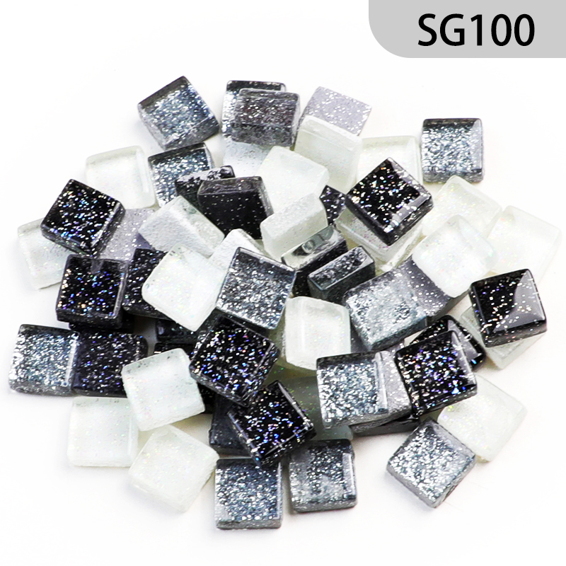 SG100  Glass Glitter Mosaic Tile