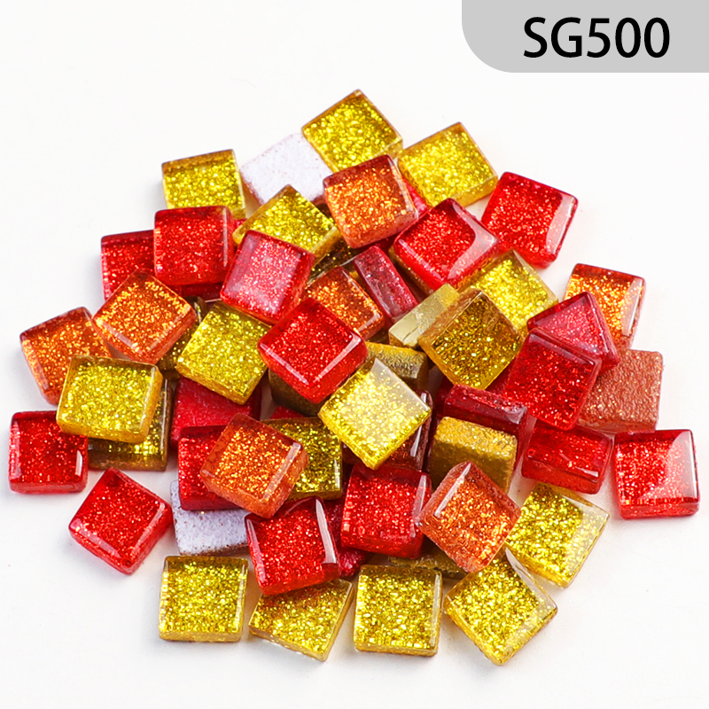 SG500  Glass Glitter Mosaic Tile