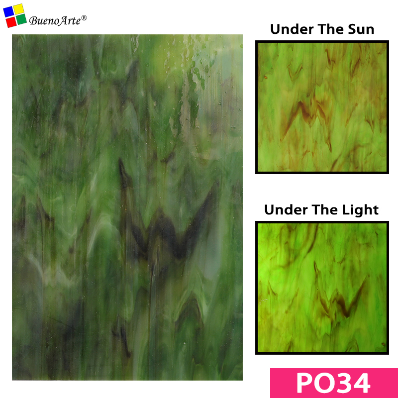 PO34  Stained Glass sheet