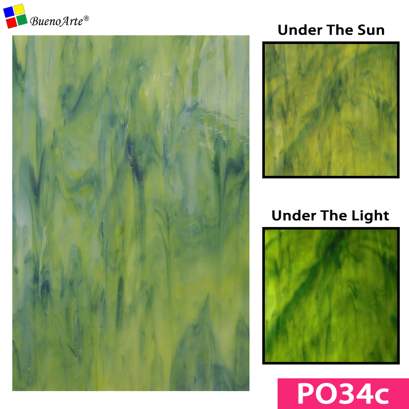 PO34c  Stained Glass sheet