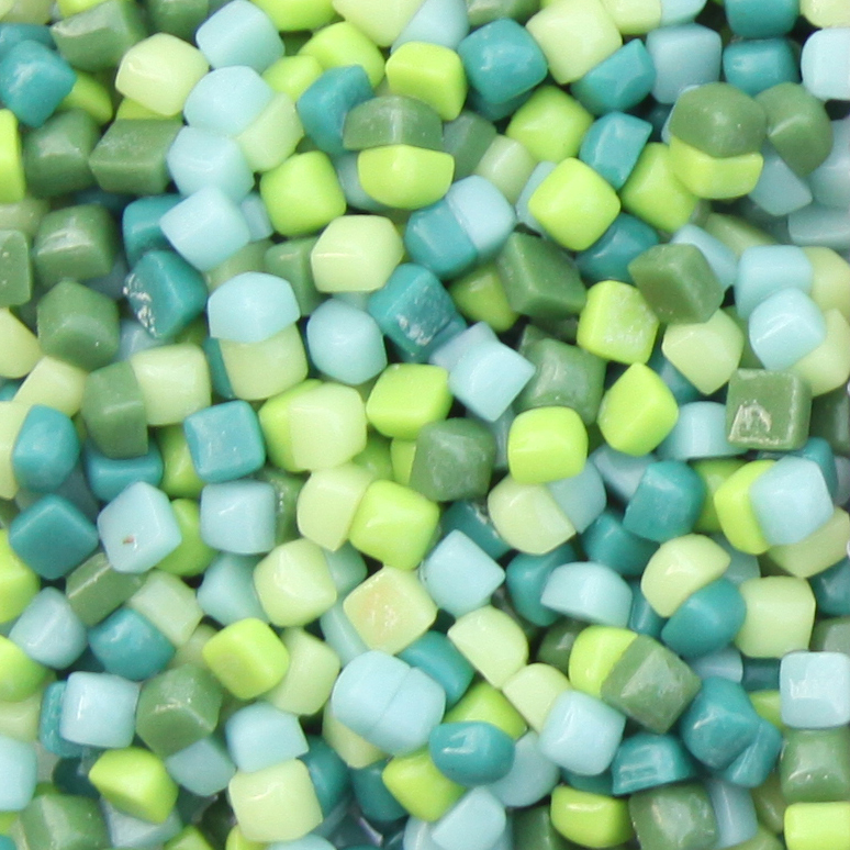 ES300  0.48cm Mini Square Recycled Glass