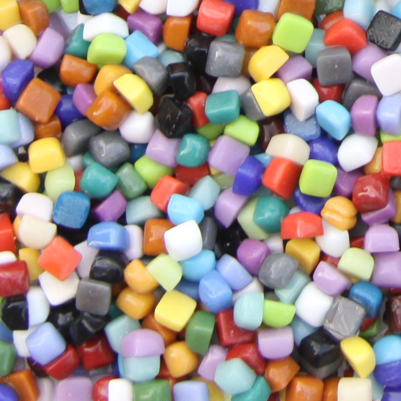 ES900  0.48cm Mini Square Recycled Glass